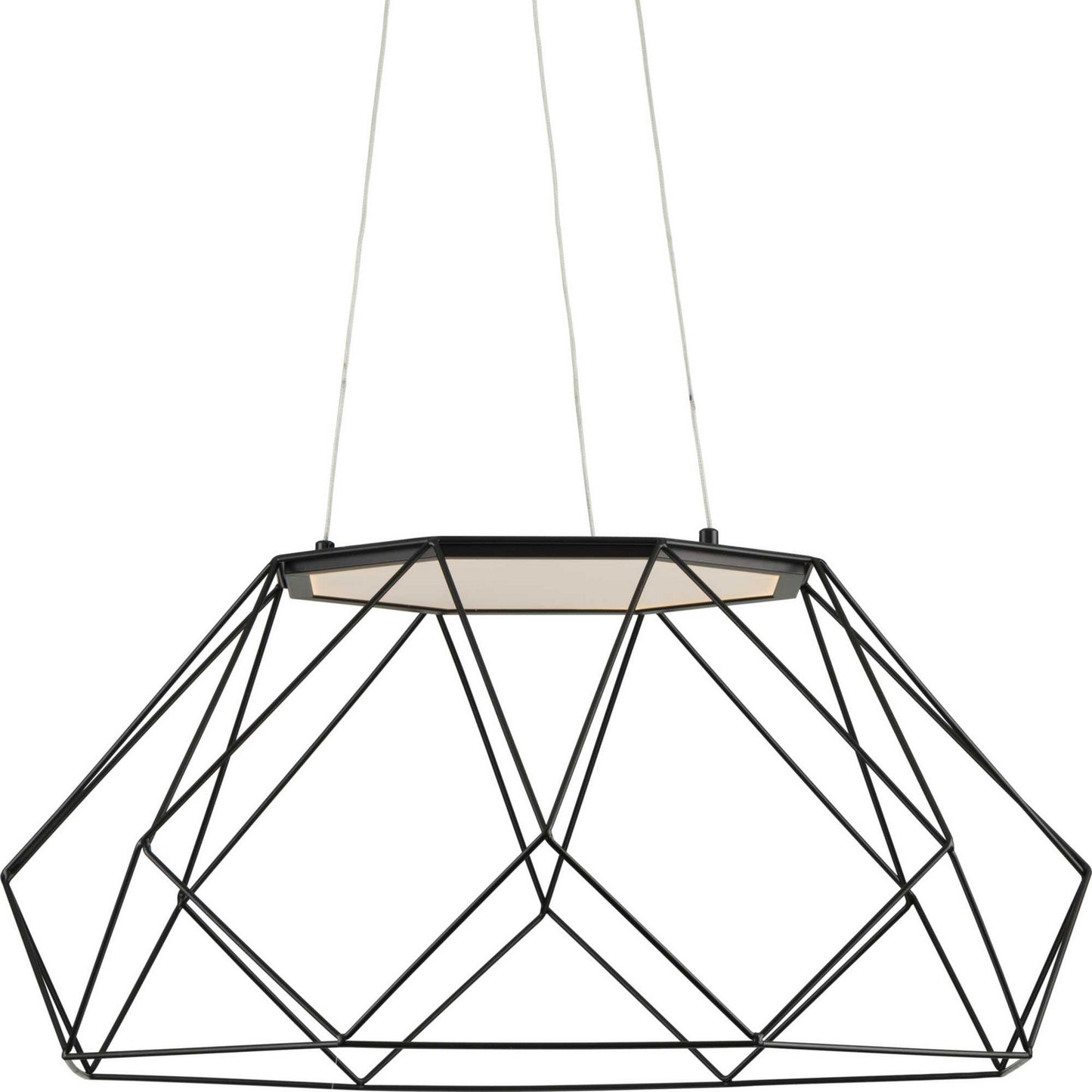 Progress Lighting - P500320-031-30 - LED Pendant - Geodesic LED - Matte Black