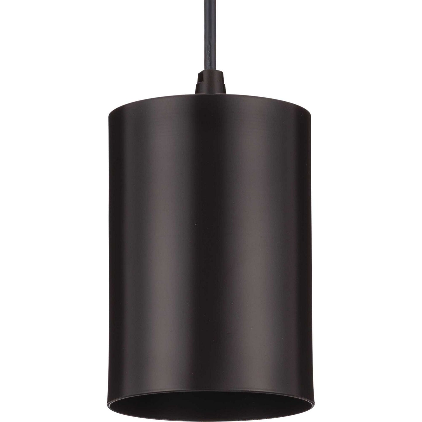 Progress Lighting - P500355-020 - One Light Pendant - 5IN CYL RNDS - Antique Bronze