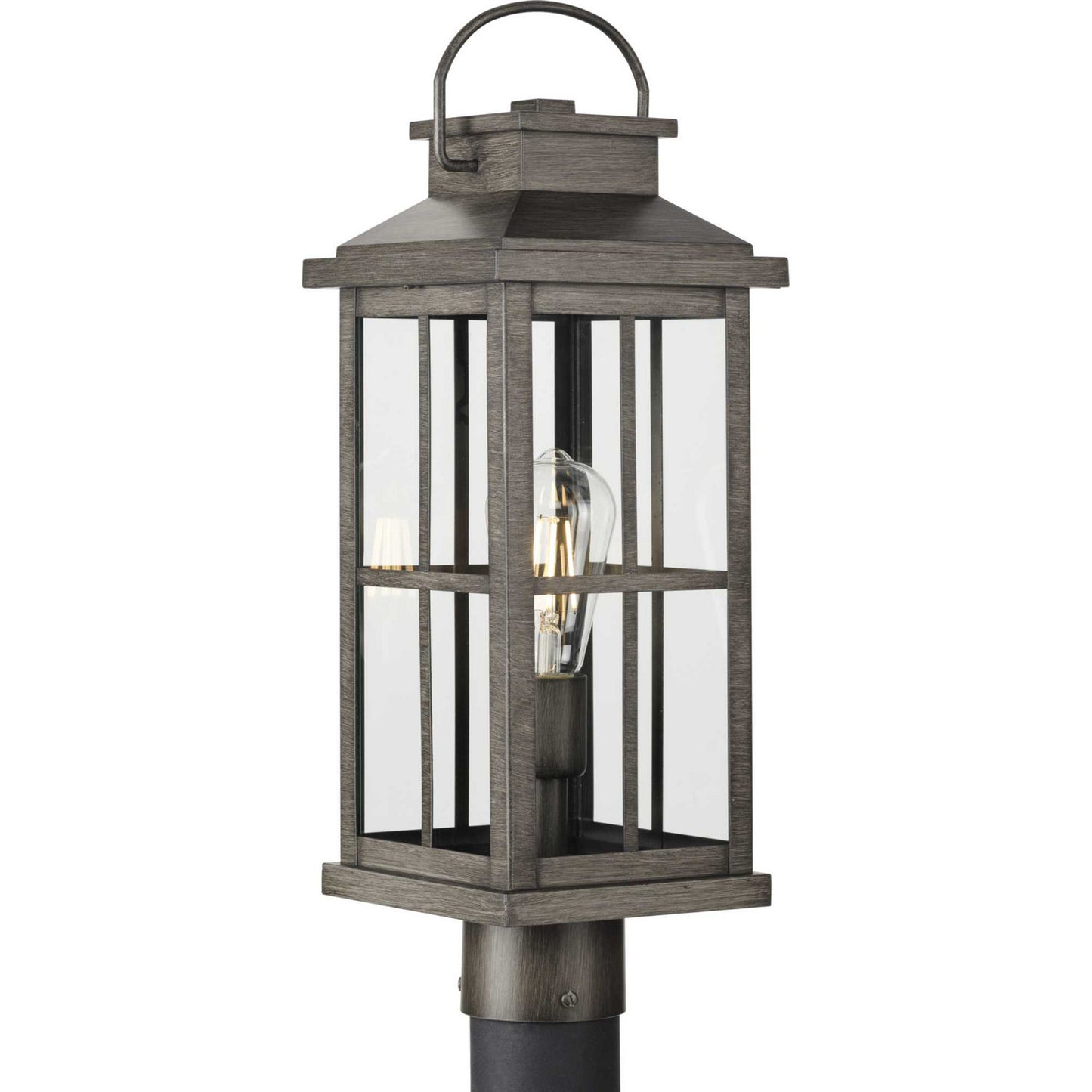 Williamston One Light Post Lantern in Antique Pewter
