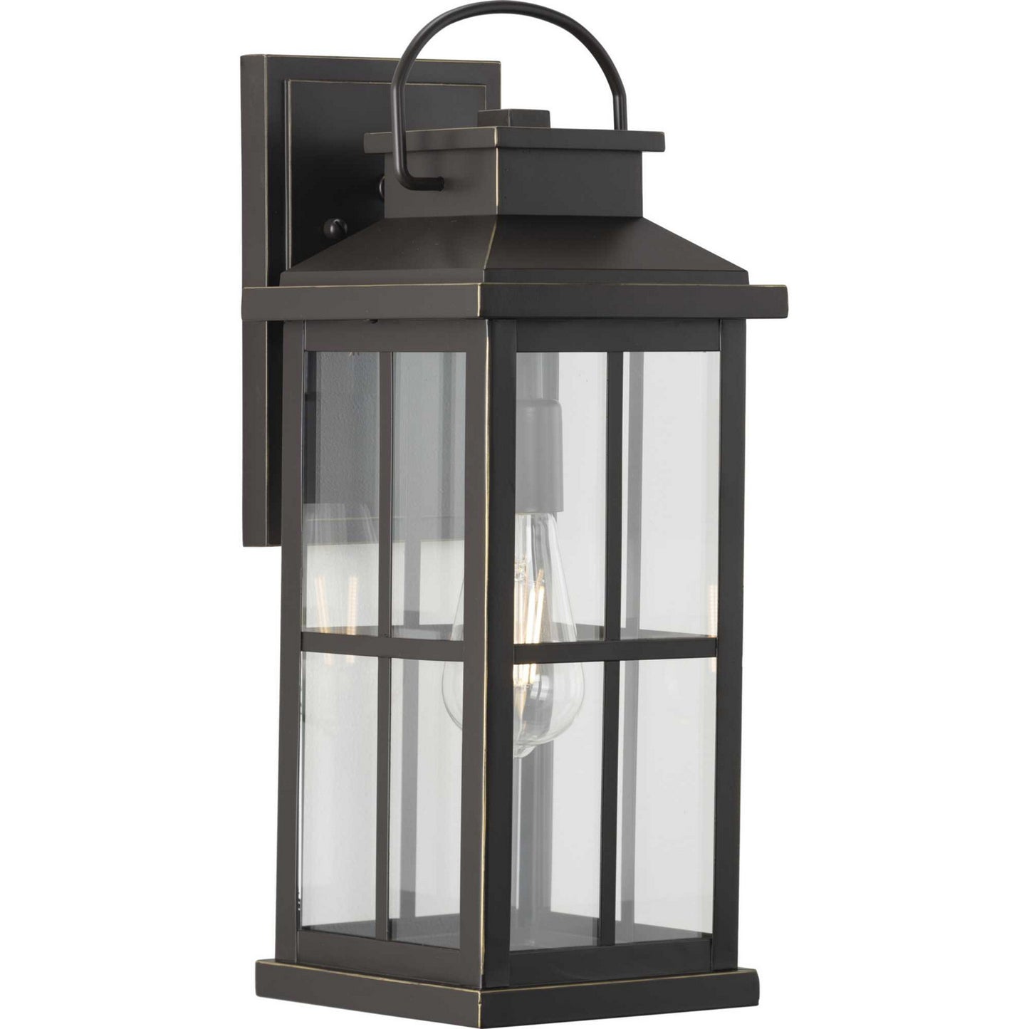 Williamston One Light Wall Lantern in Antique Bronze