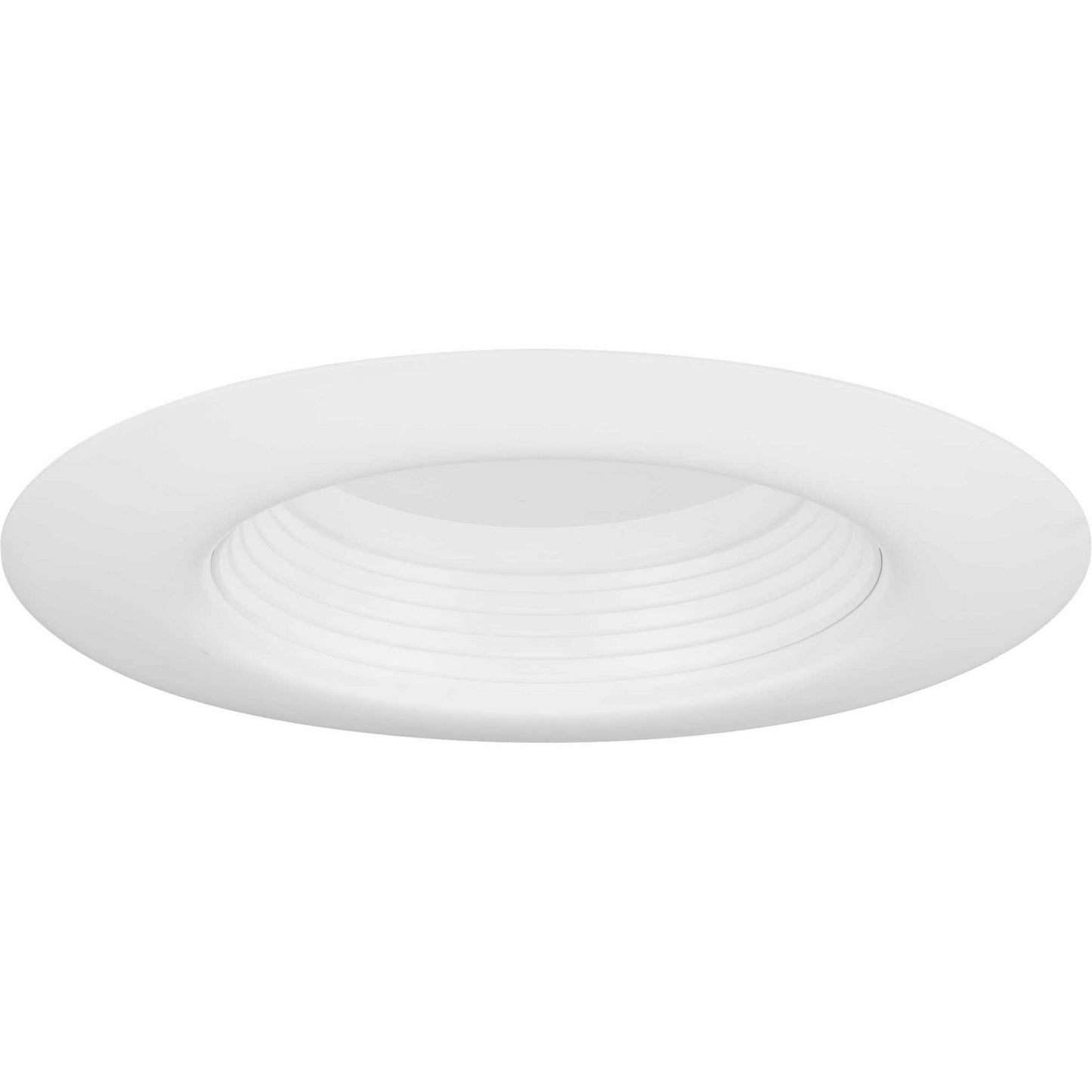 Intrinsic LED Baffle Trim for Recessed Housings in Satin White