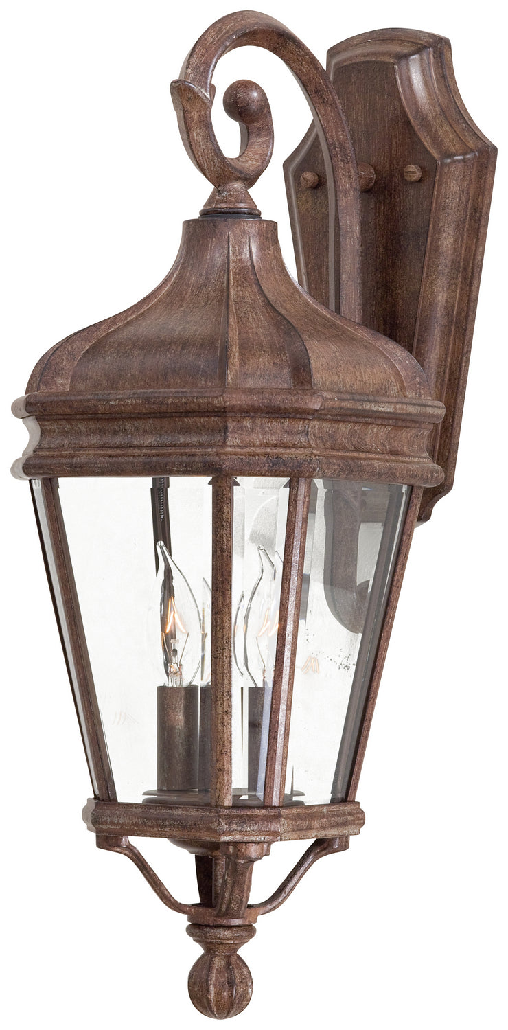 Harrison Two Light Wall Mount in Vintage Rust
