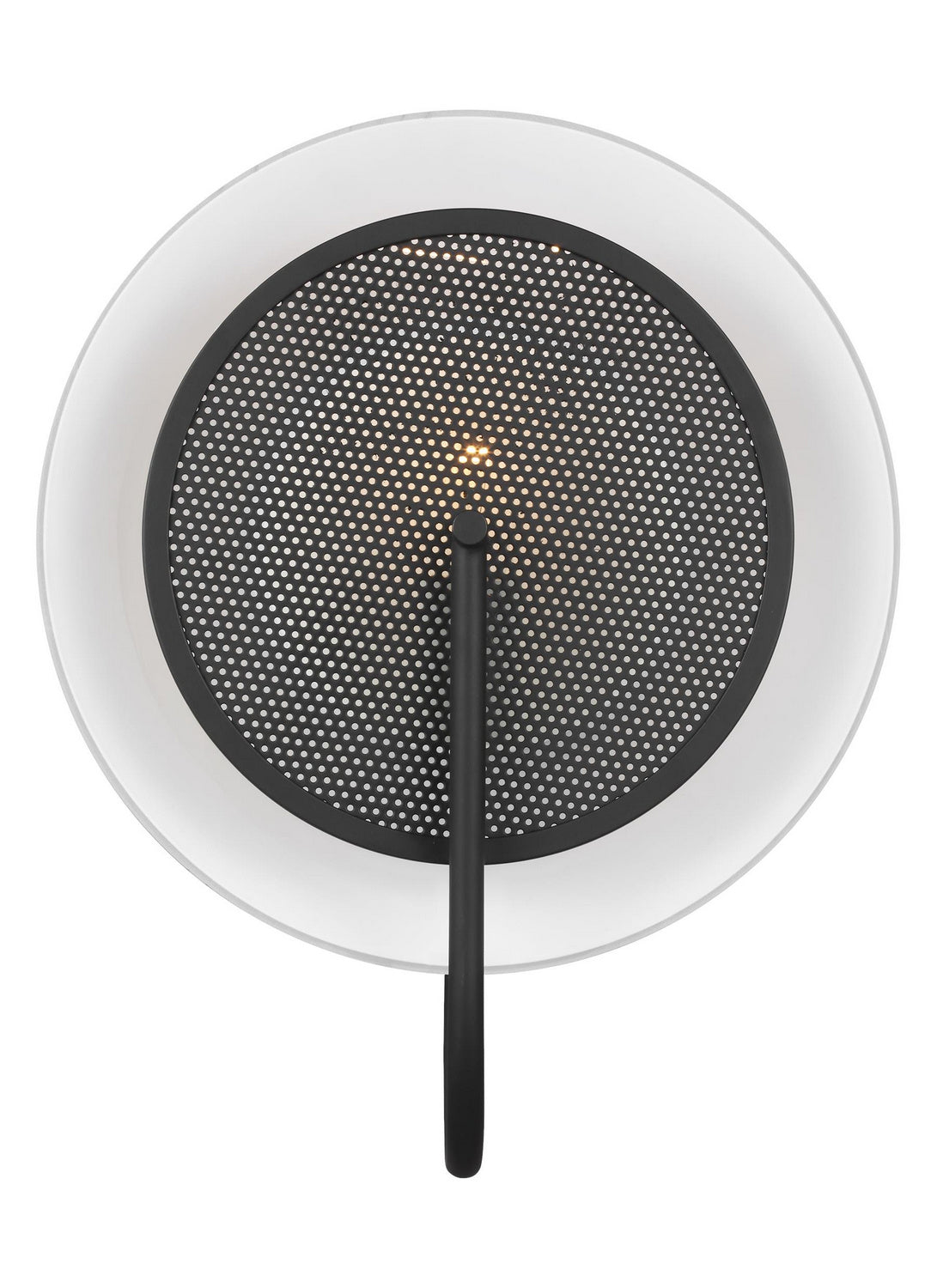 Gesture One Light Wall Sconce / Flush Mount in Midnight Black