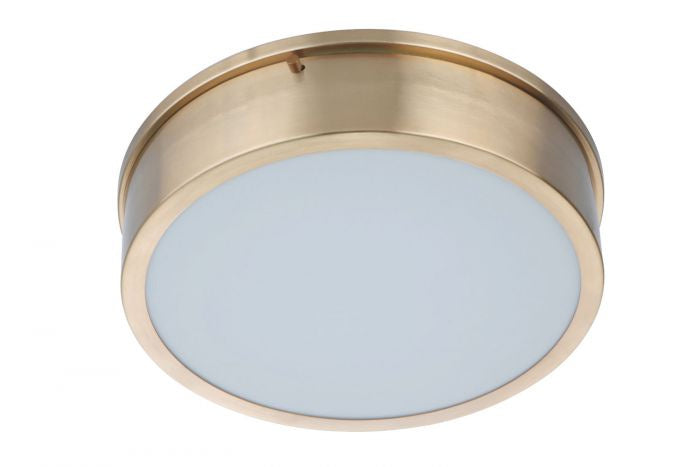 Fenn LED Flushmount in Satin Brass