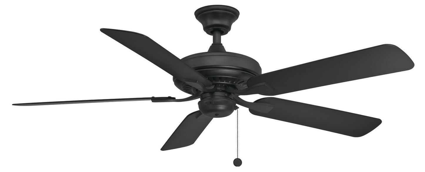 Edgewood 52 52" Ceiling Fan in Black