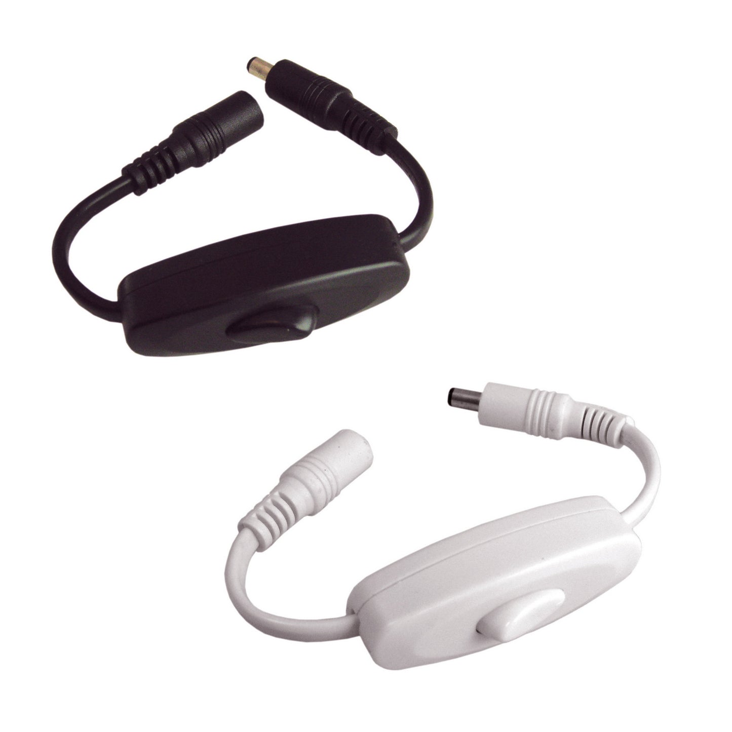 Inline On/Off LED Switch in White
