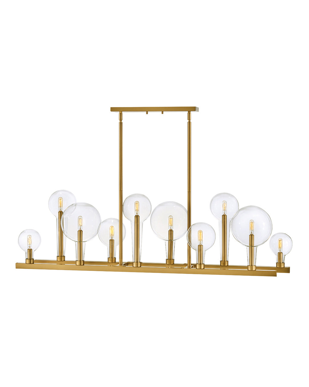 Alchemy LED Pendant in Lacquered Brass