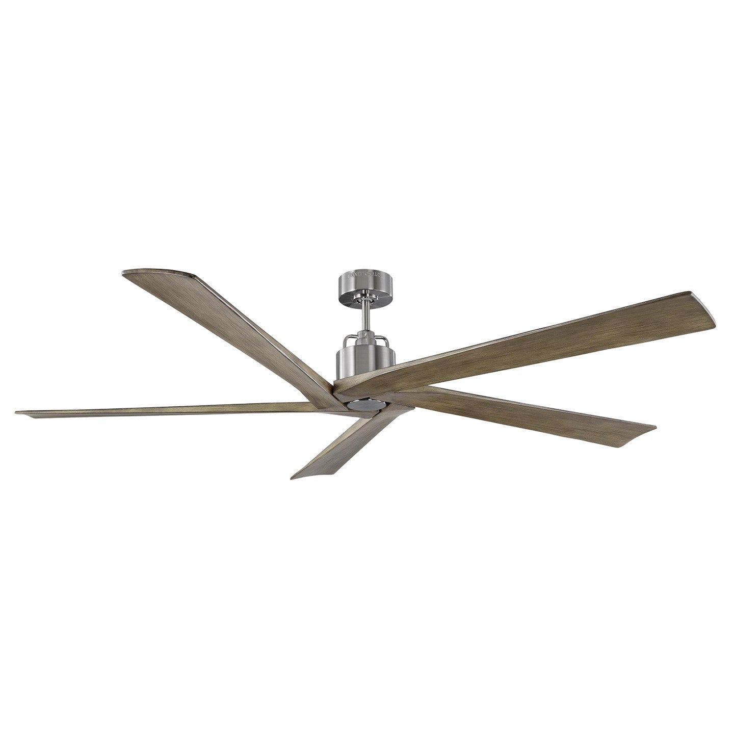 Aspen 70" Ceiling Fan in Brushed Steel