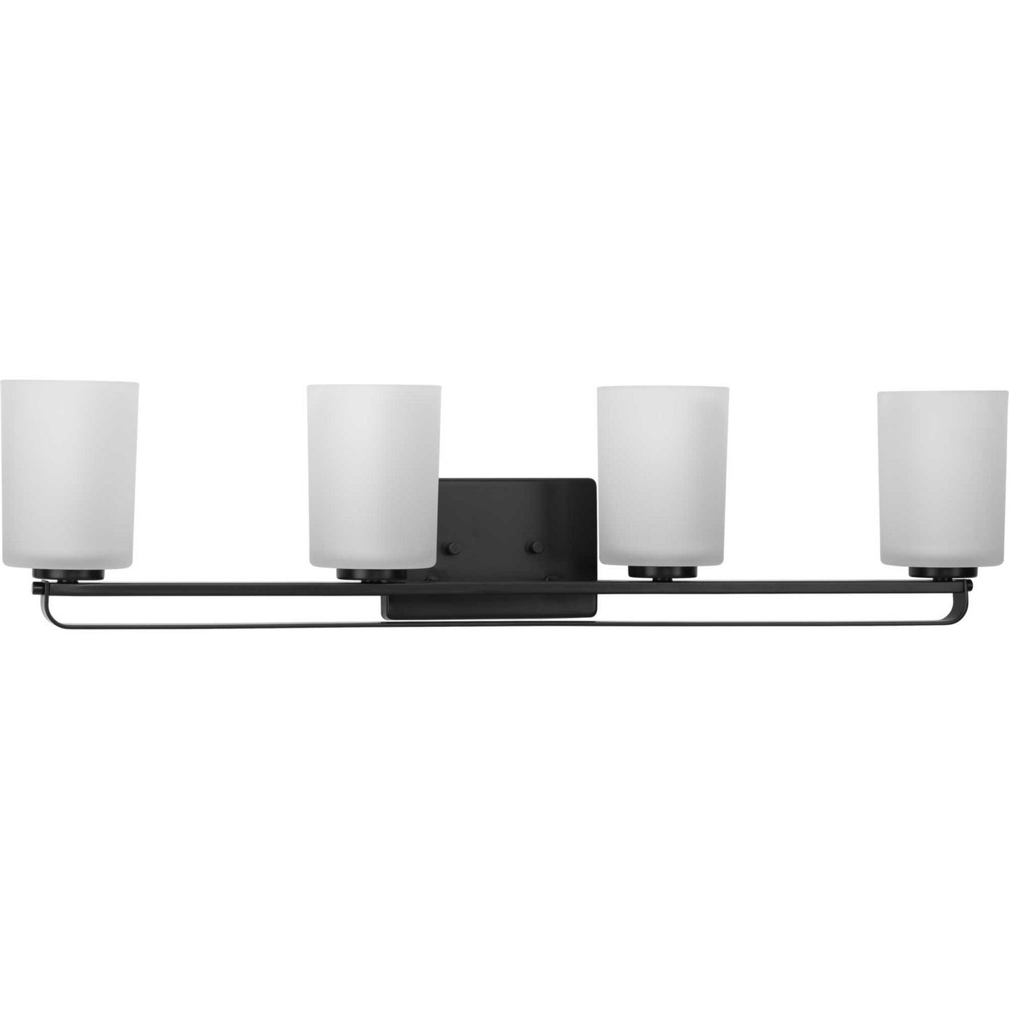 League Four Light Bath Bracket in Matte Black