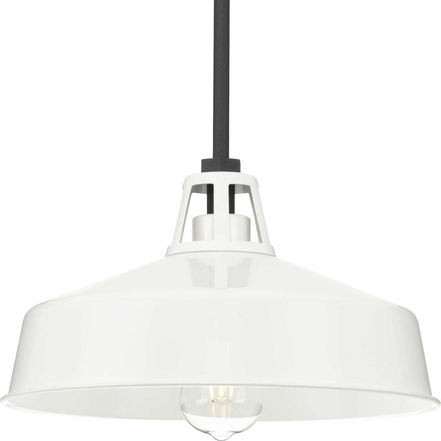 Progress Lighting - P550116-030 - One Light Outdoor Pendant - Cedar Springs - White