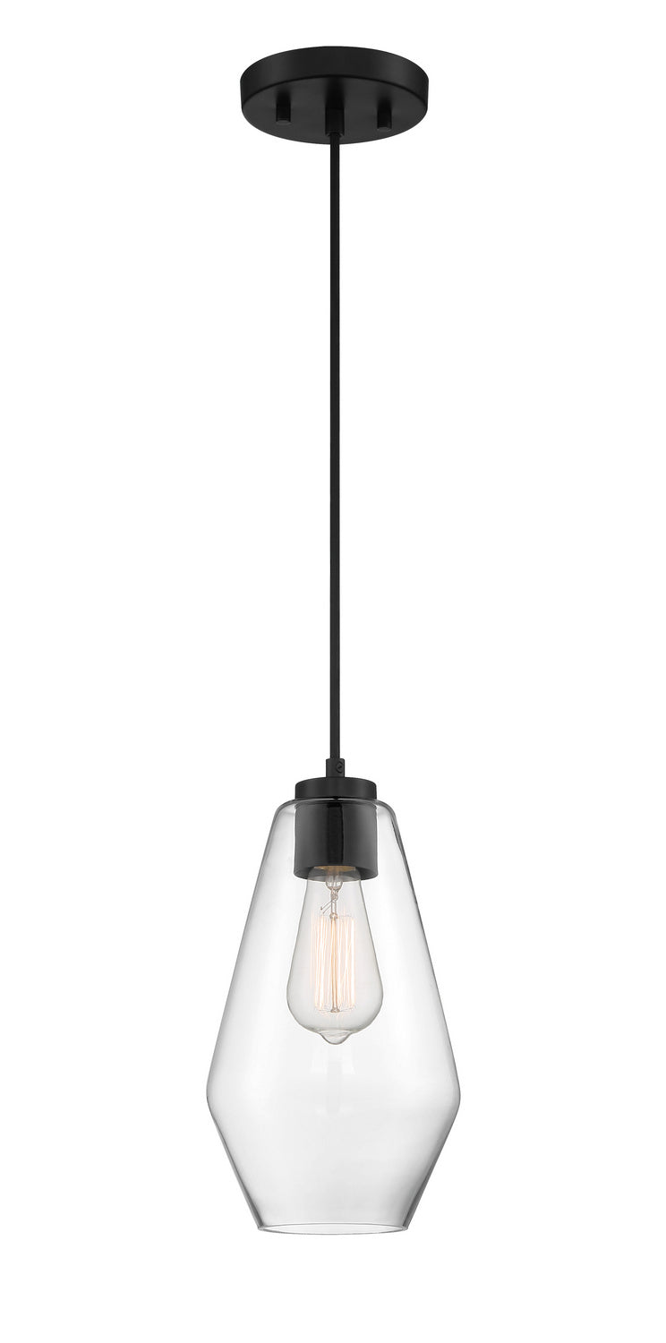 Clarity One Light Pendant in Coal