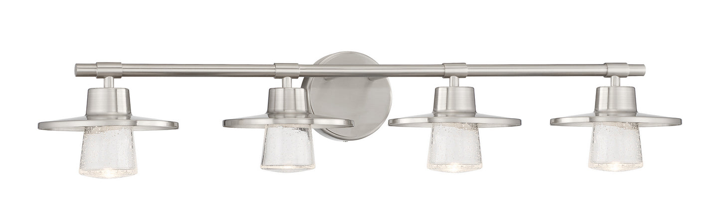 Beacon Avenue LED Bath Light in Brushed Nickel