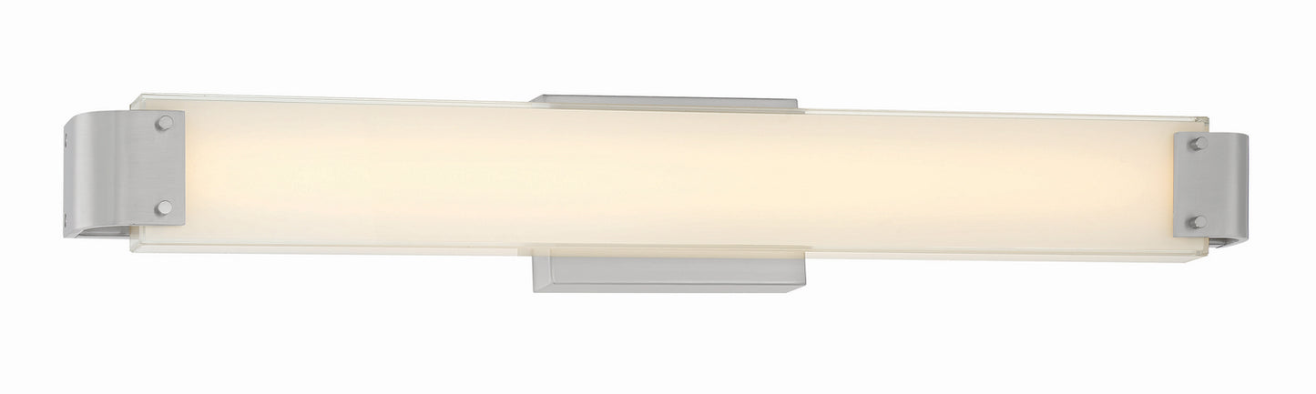 Round-A-Bout LED Bath Light in Brushed Nickel