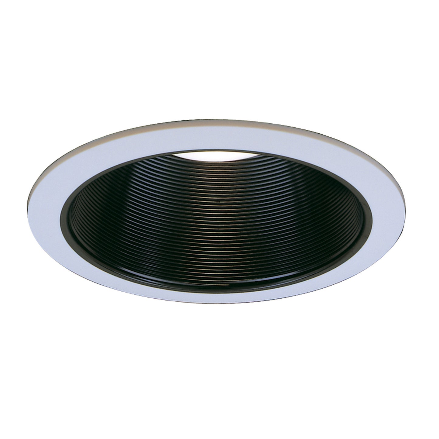(4-Pack) Incandescent Recess 6`` Phenolic Coilex Baffle in White