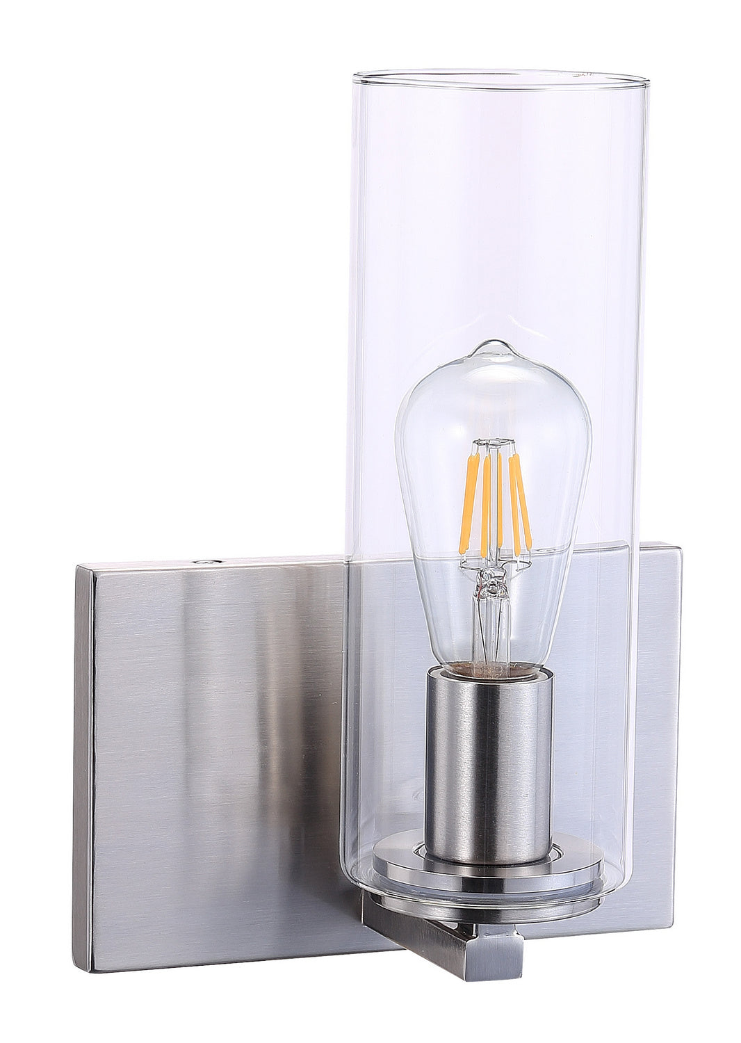 Acacia One Light Bath in Brushed Nickel
