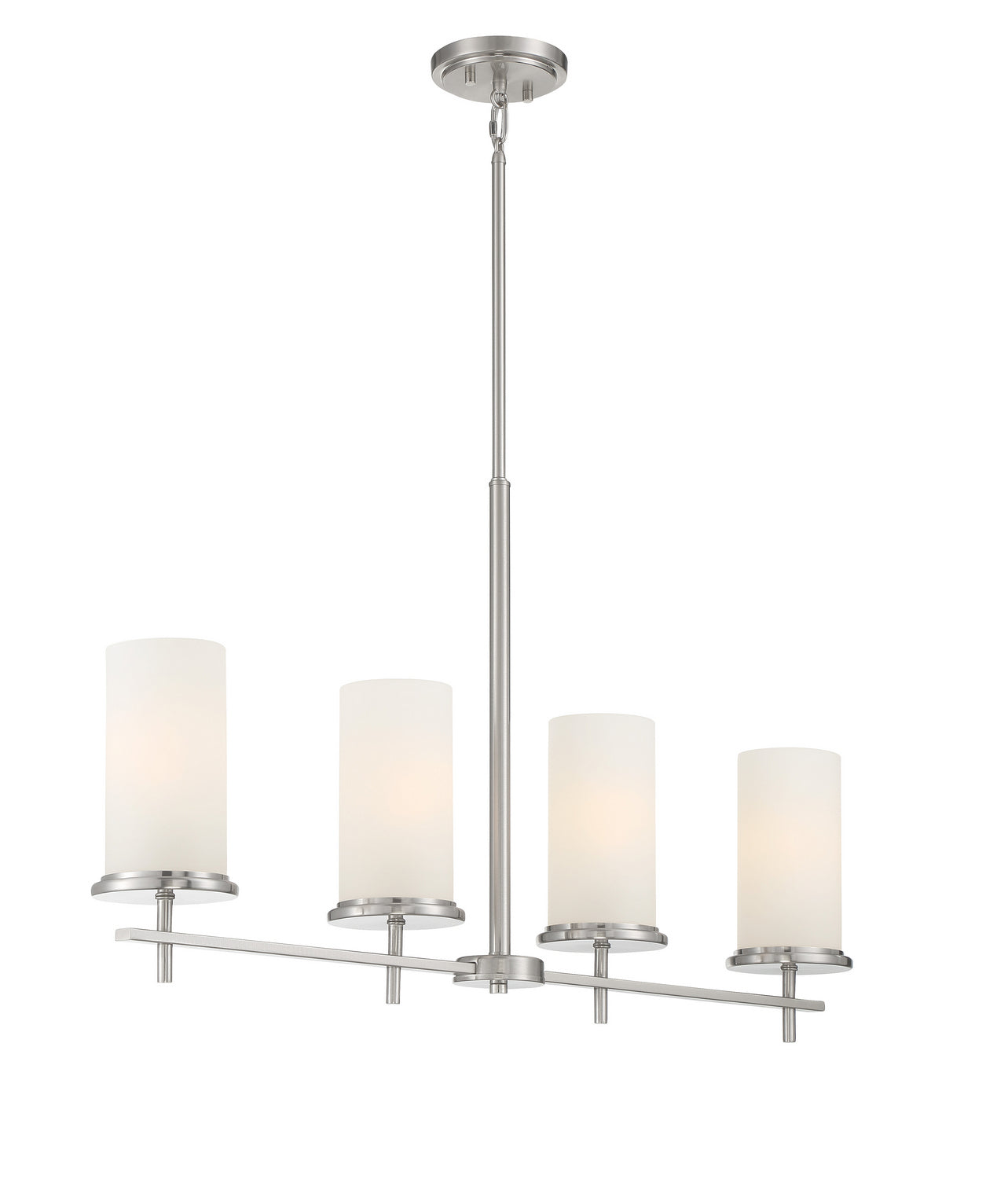 Haisley Four Light Island Pendant in Brushed Nickel