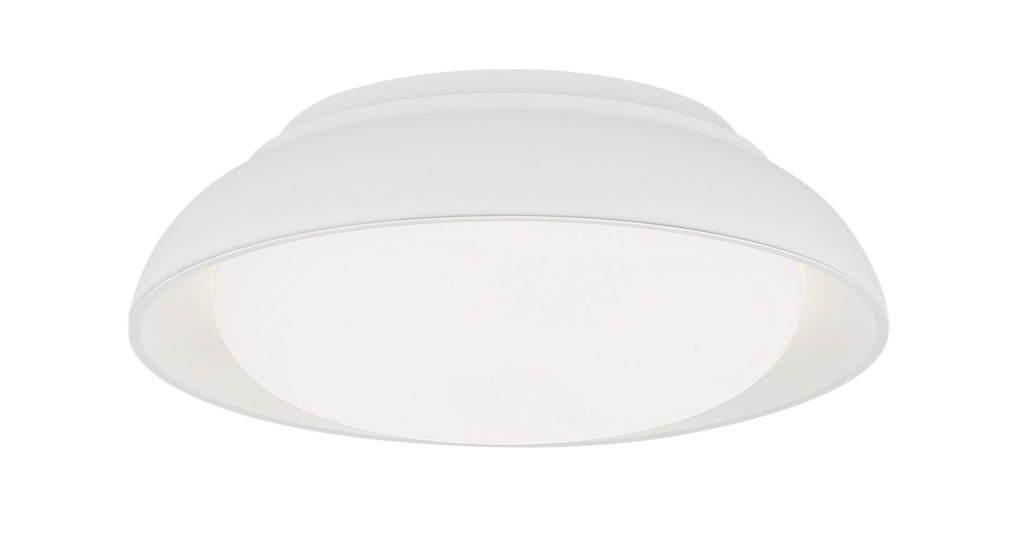 LED Flush Mount in Sand White