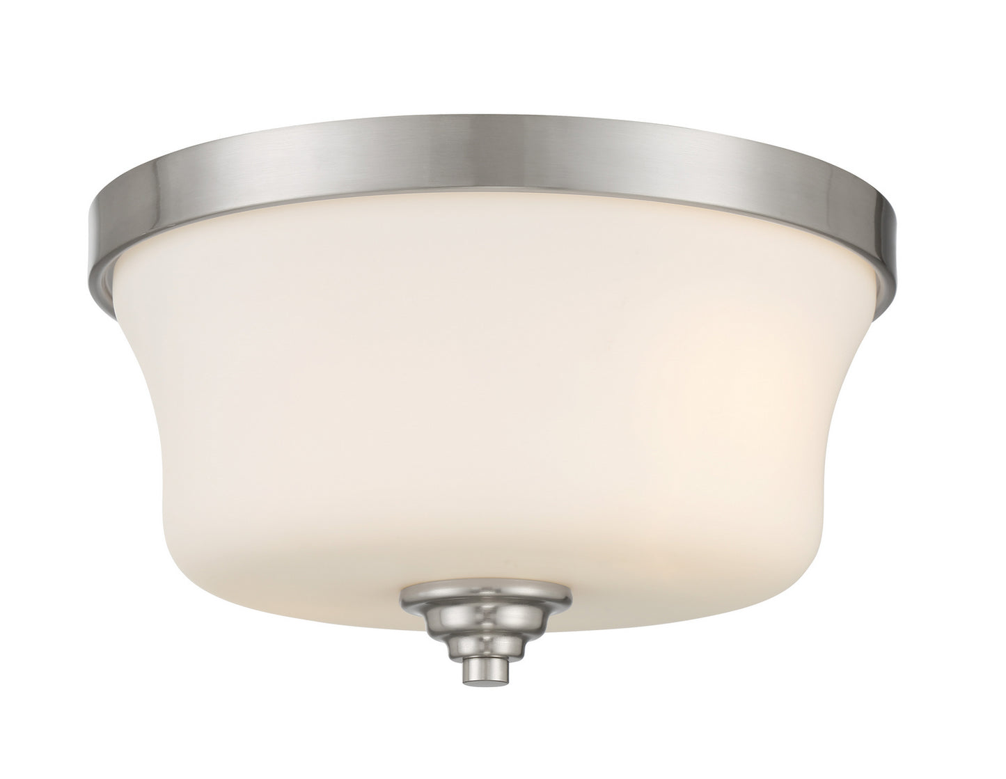 Shyloh Two Light Flush Mount in Brushed Nickel