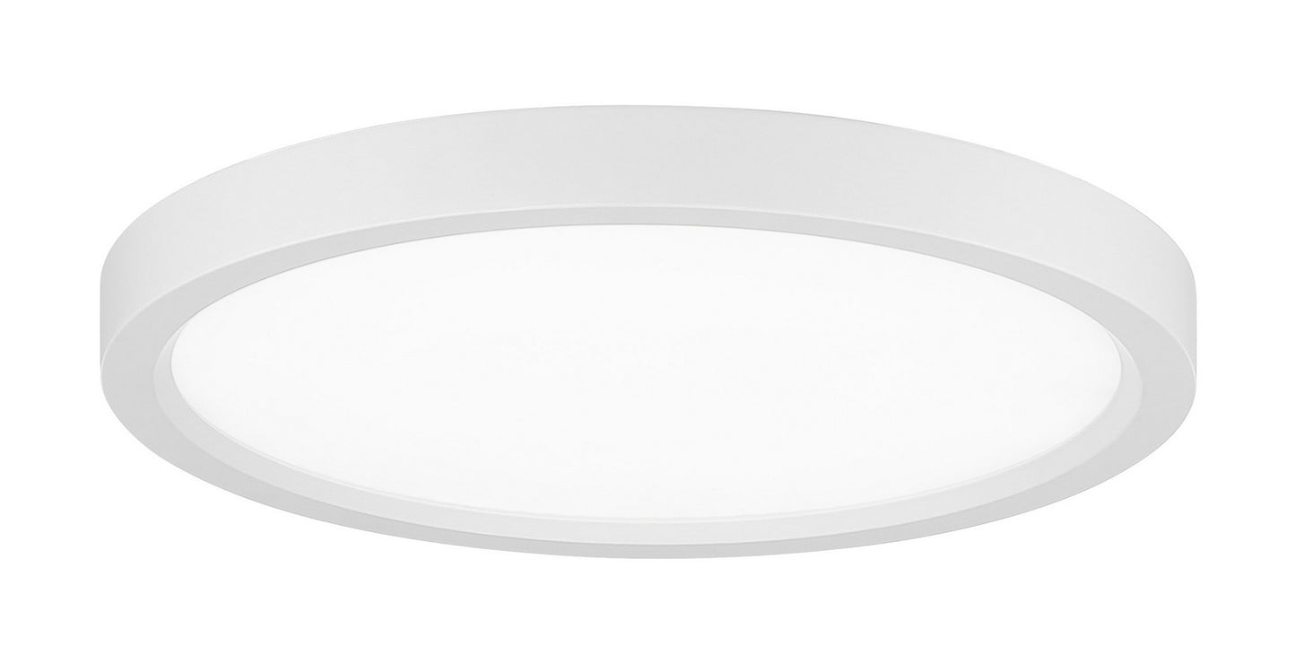 LED Flush Mount in White