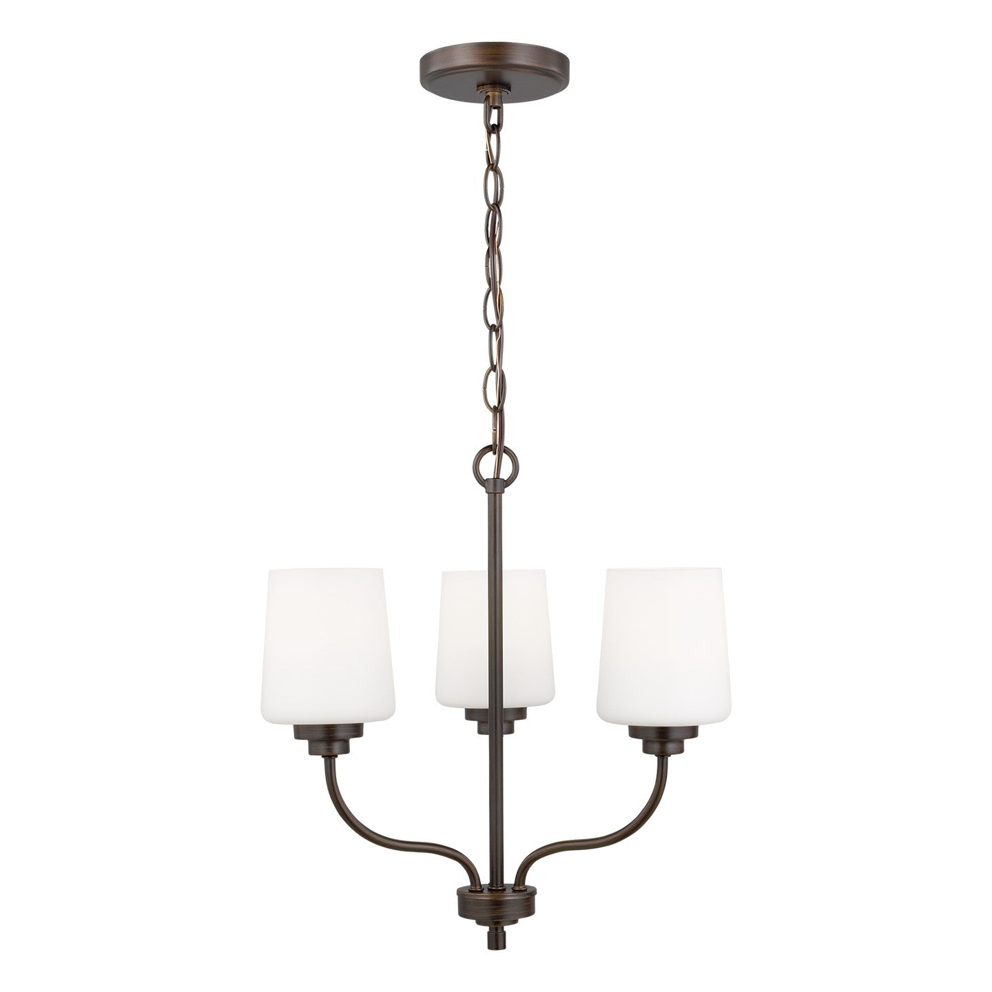 Generation Lighting - 3102803-710 - Three Light Chandelier - Windom - Bronze