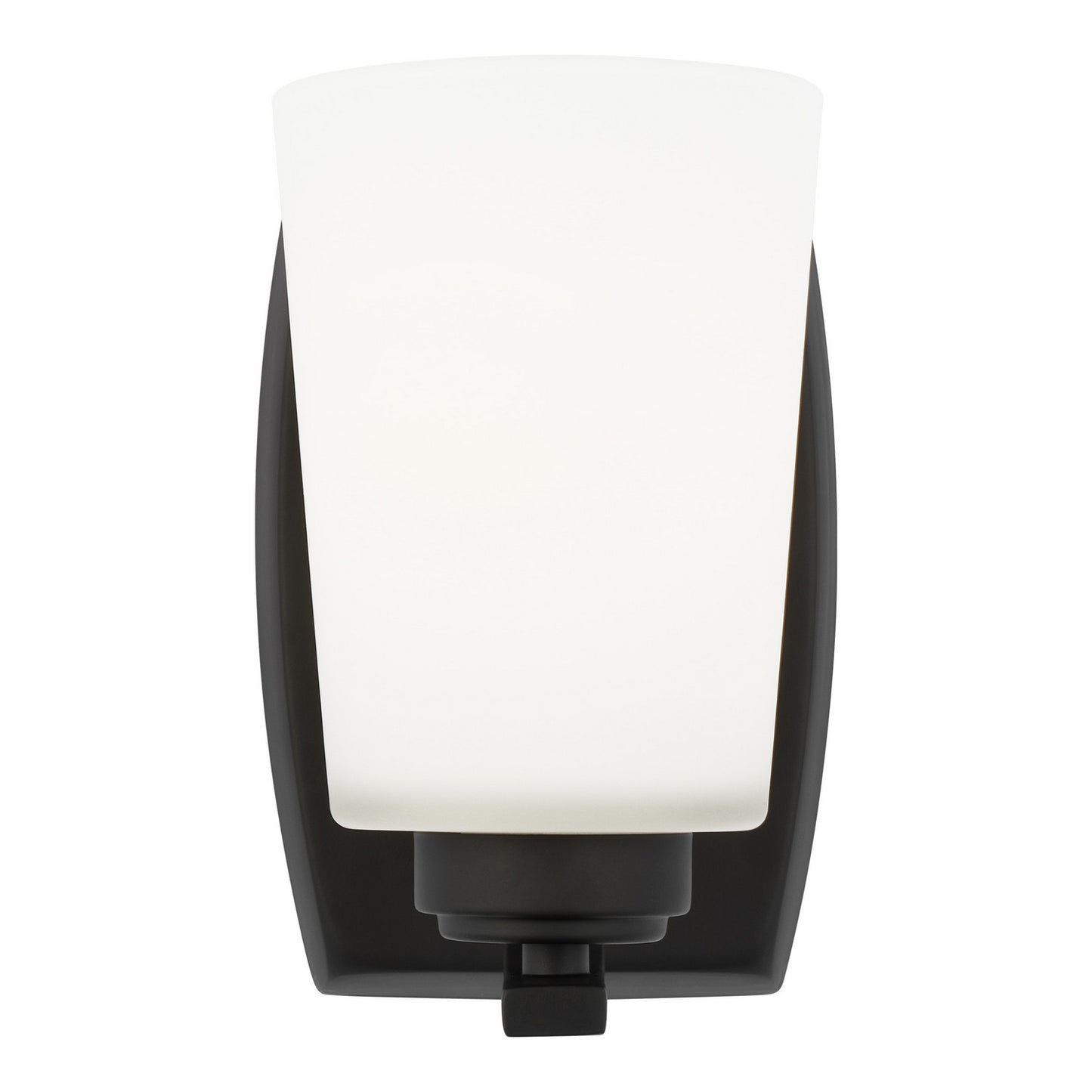 Franport One Light Wall / Bath Sconce in Midnight Black