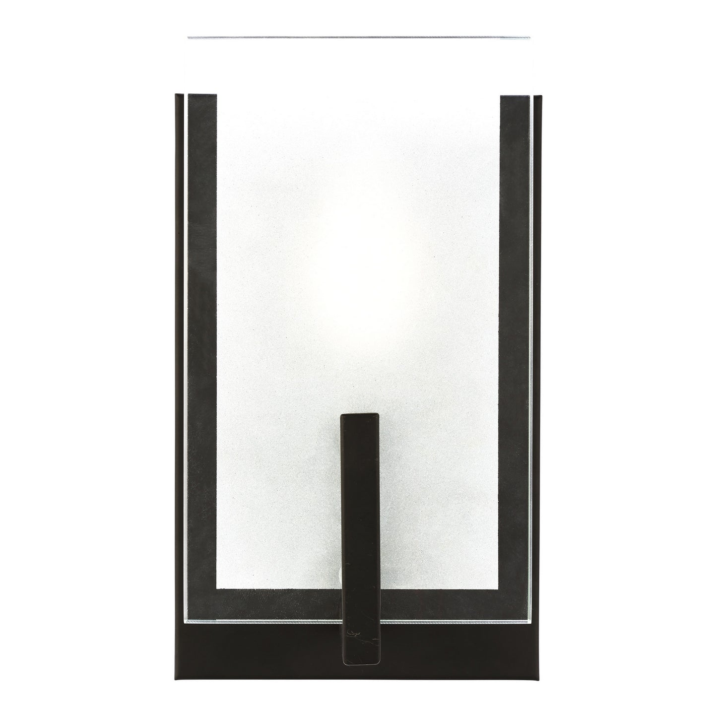 Syll One Light Wall / Bath Sconce in Midnight Black