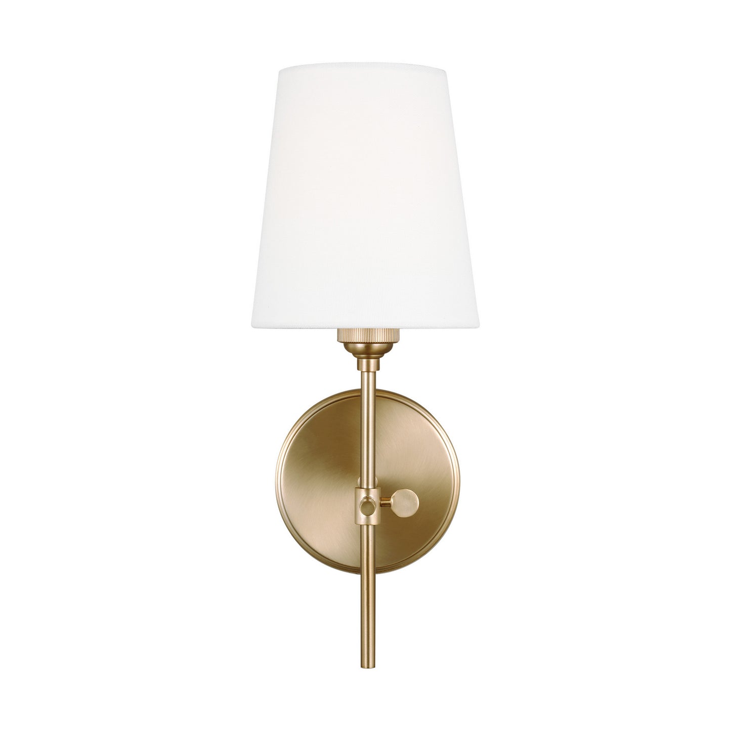 Baker One Light Wall / Bath Sconce in Satin Brass