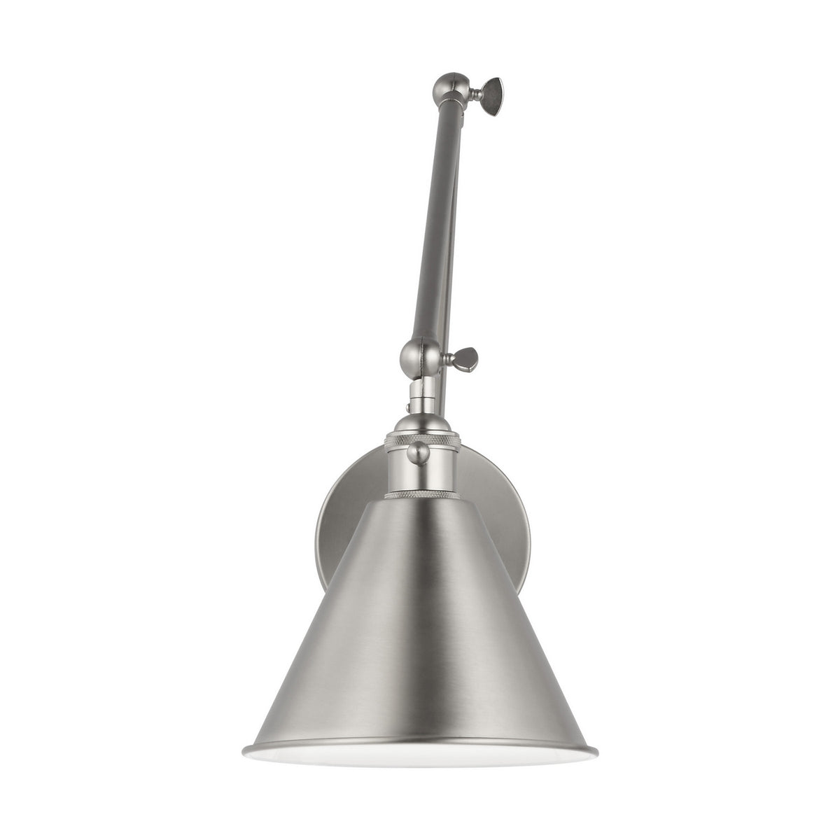 Salem One Light Wall Sconce in Brushed Nickel