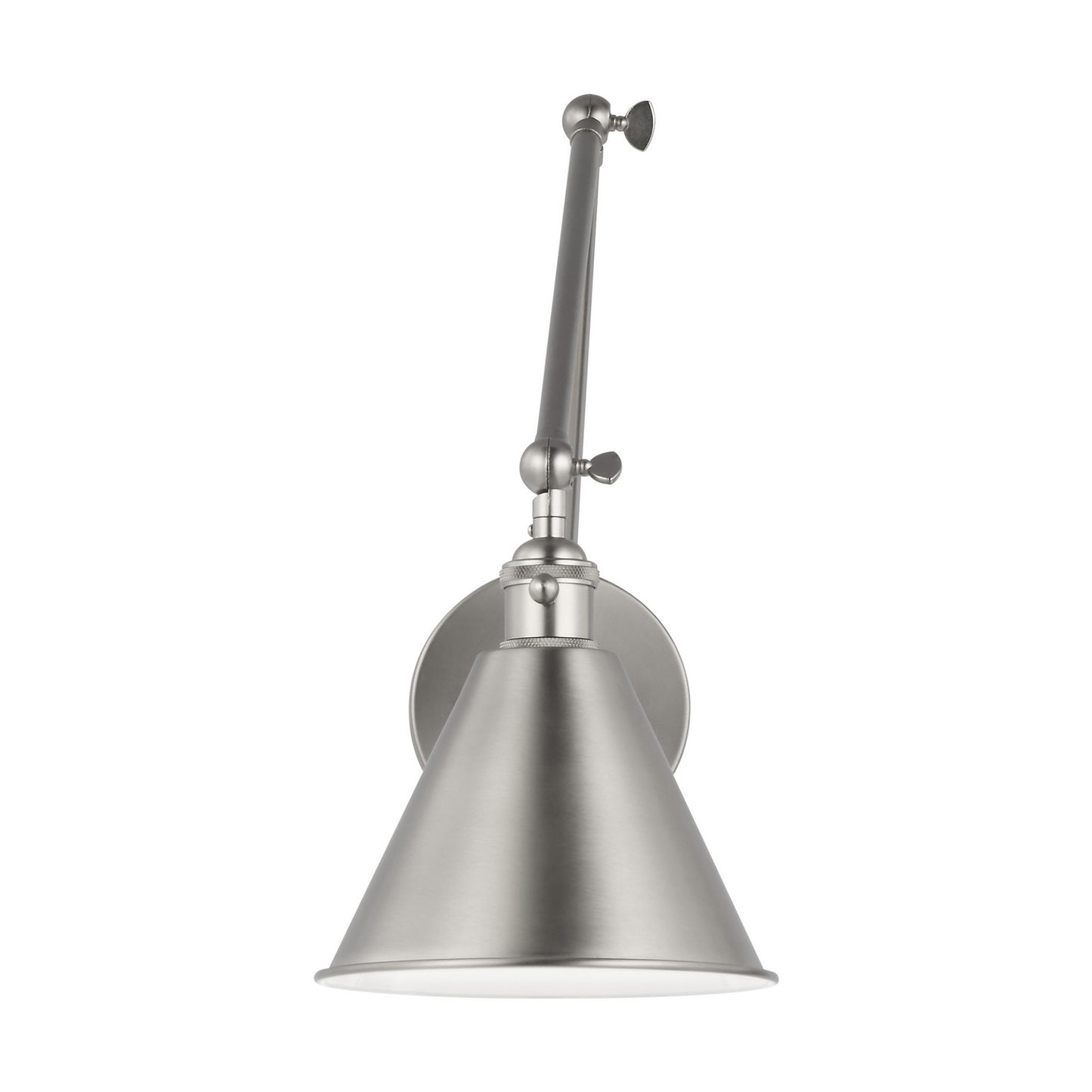 Salem One Light Wall Sconce in Brushed Nickel