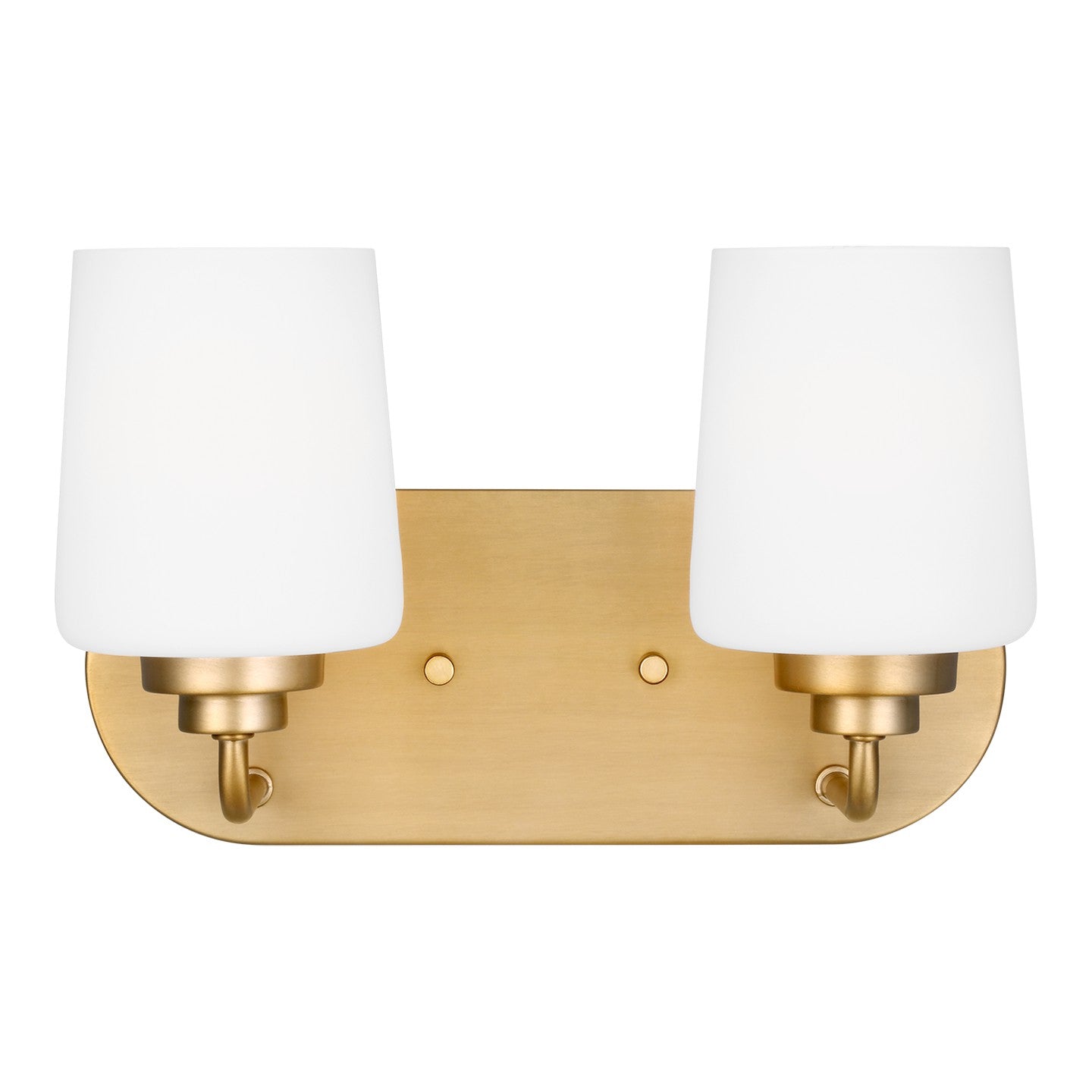 Windom Two Light Wall / Bath in Satin Brass