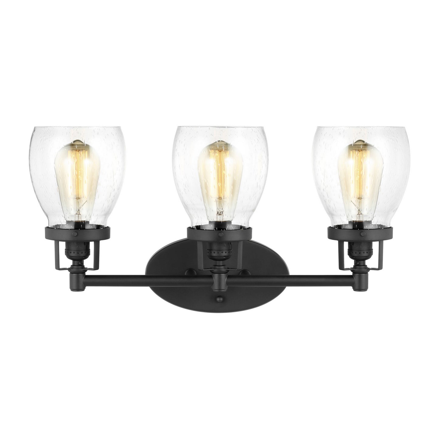 Belton Three Light Wall / Bath in Midnight Black