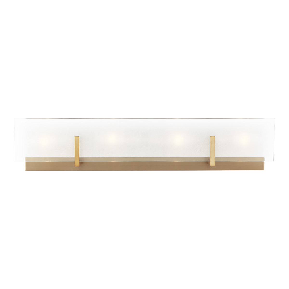 Syll Four Light Wall / Bath in Satin Brass