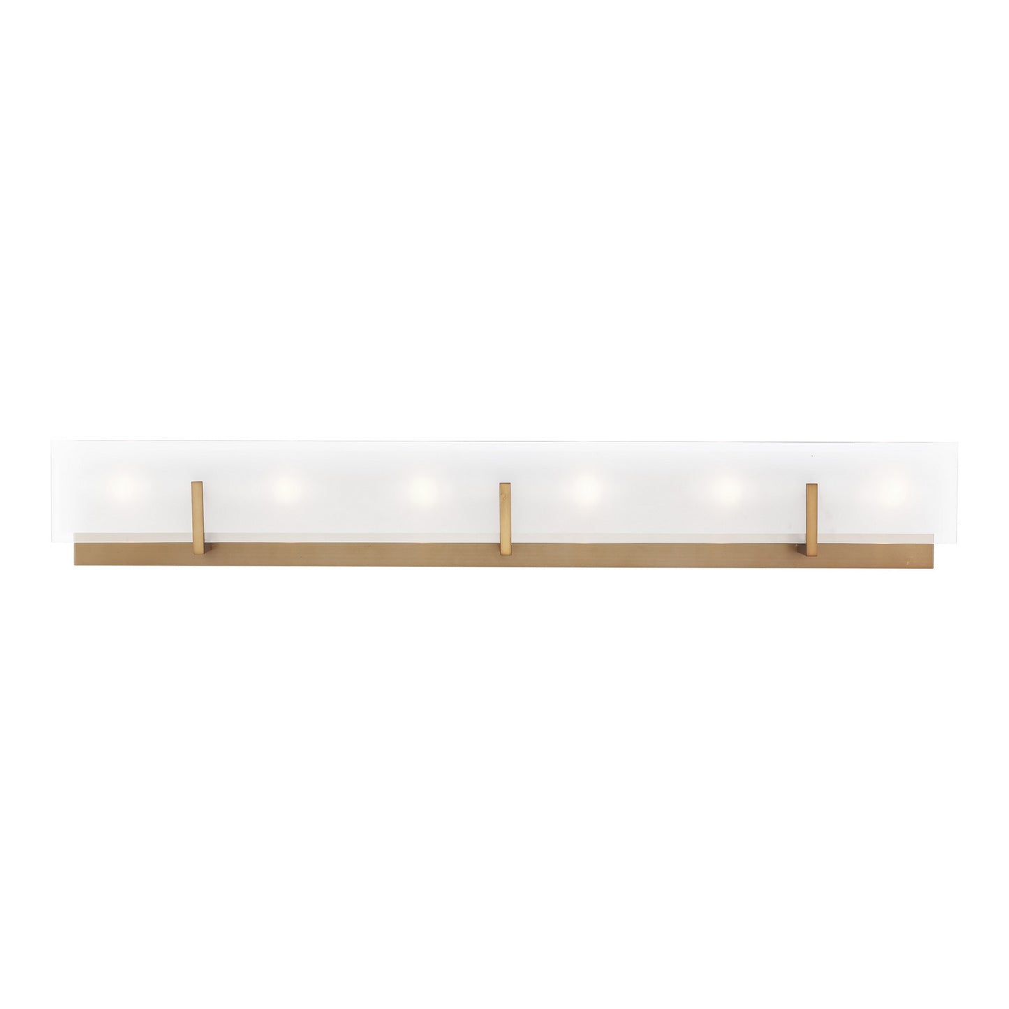 Syll Six Light Wall / Bath in Satin Brass