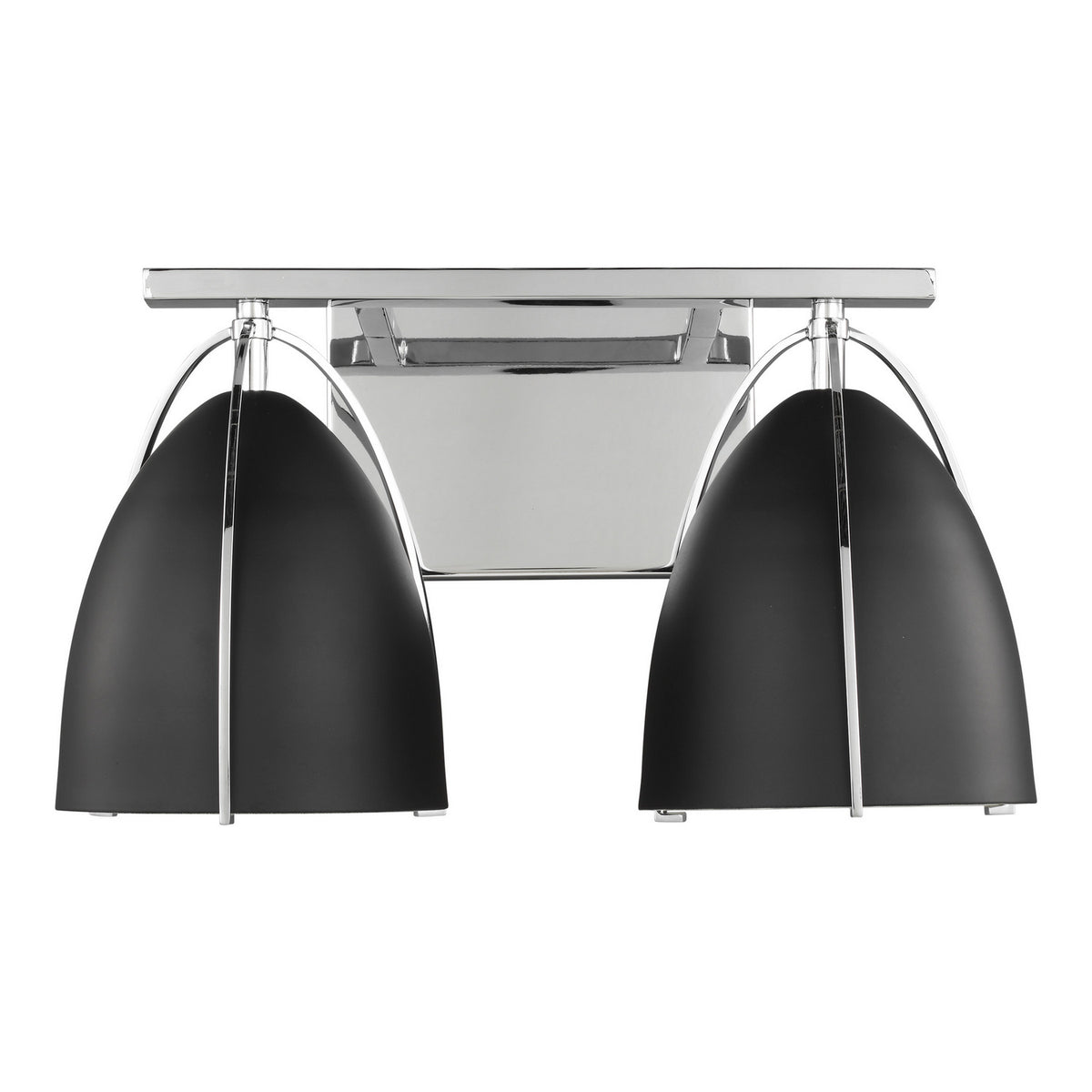 Norman Two Light Wall / Bath in Chrome