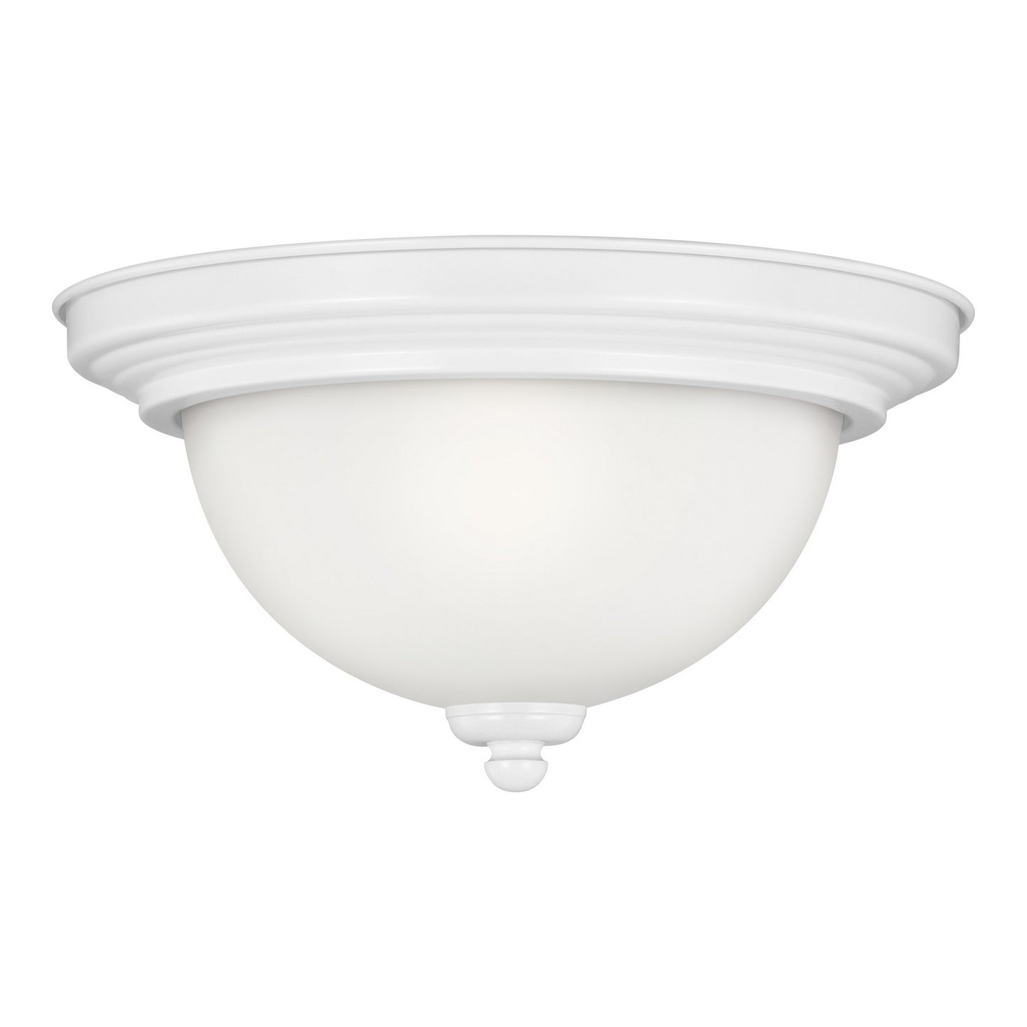 Generation Lighting - 77063EN3-15 - One Light Flush Mount - Geary - White
