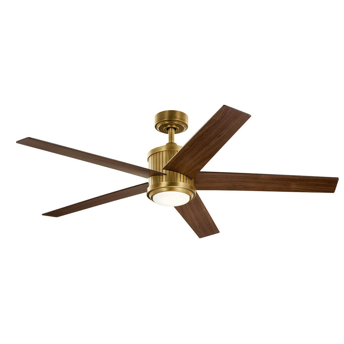 Brahm 56"Ceiling Fan in Natural Brass