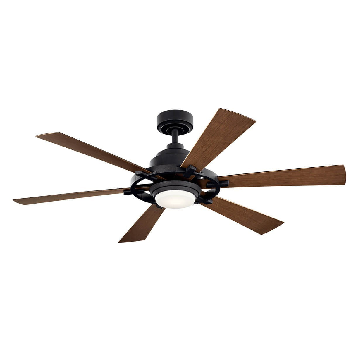 Gentry Lite 52"Ceiling Fan in Distressed Black