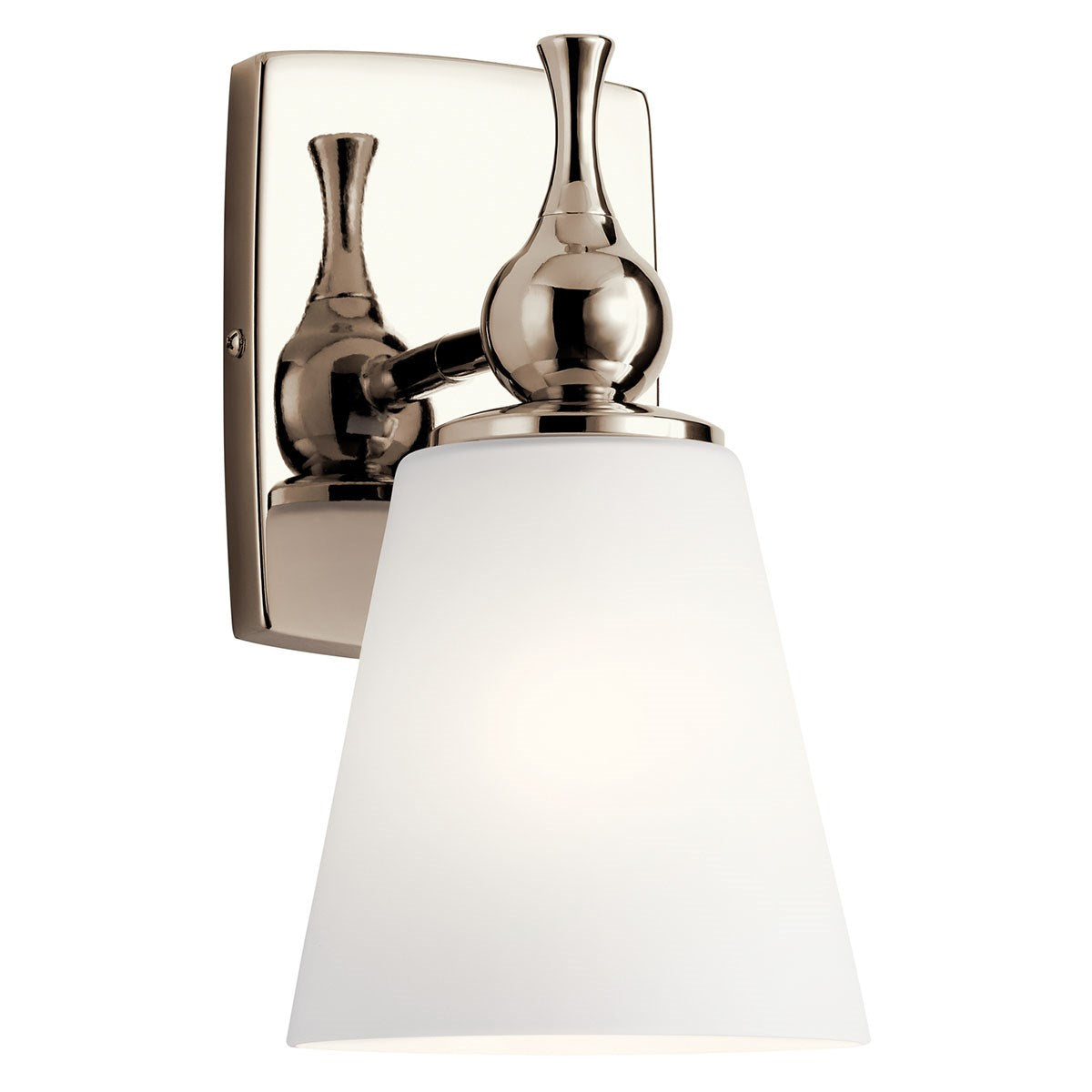 Cosabella One Light Wall Sconce in Polished Nickel
