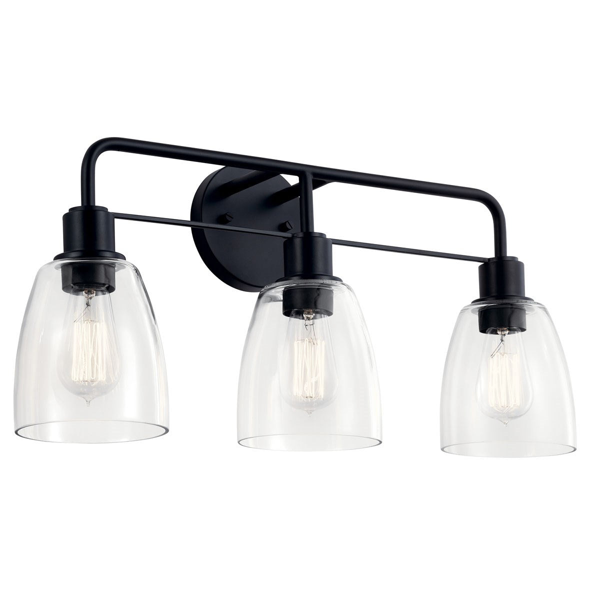 Meller Three Light Bath in Black