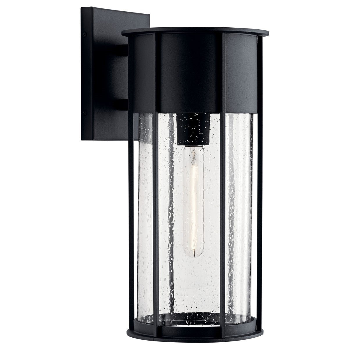 Camillo One Light Outdoor Wall Mount in Textured Black
