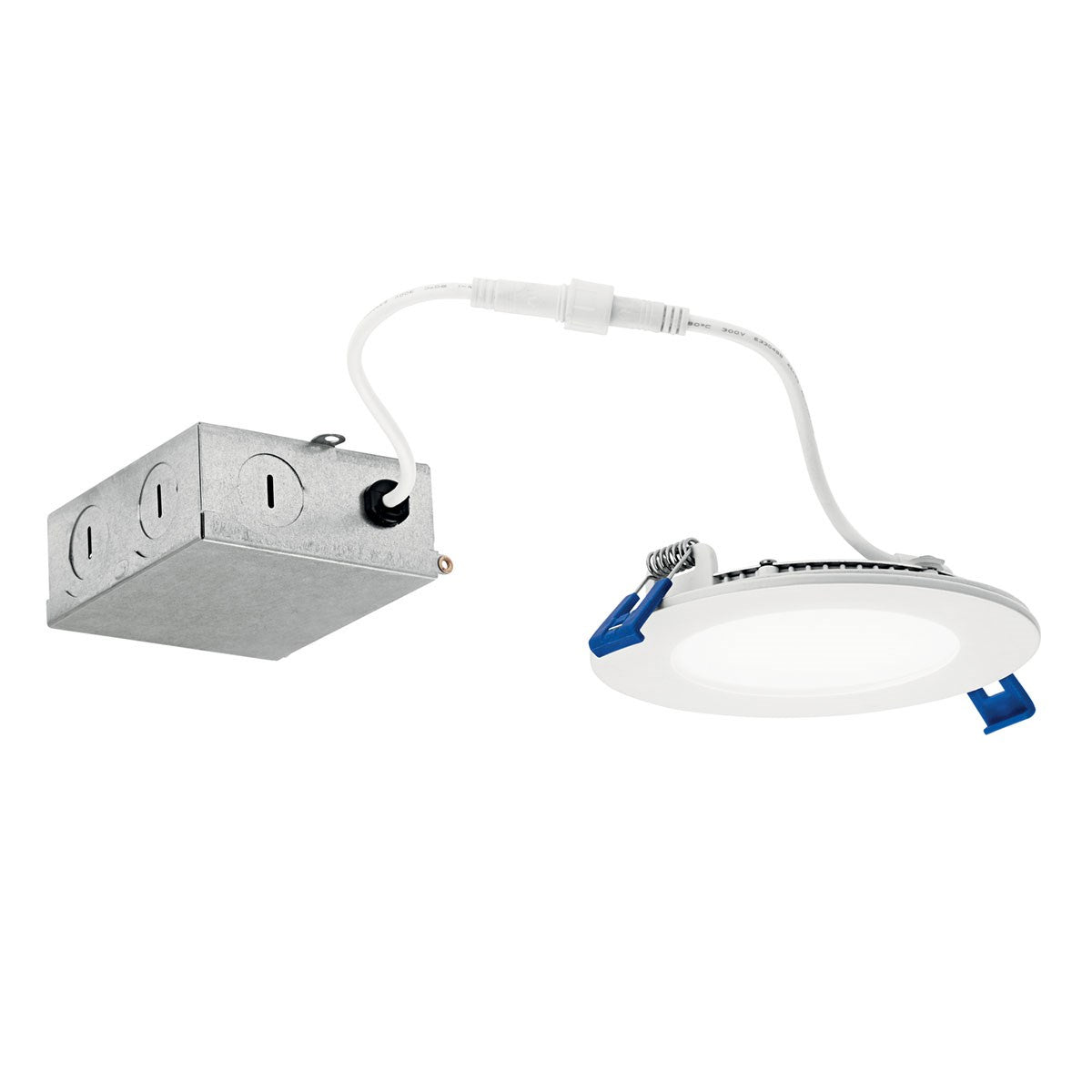 Direct To Ceiling Slim LED Downlight in Textured White