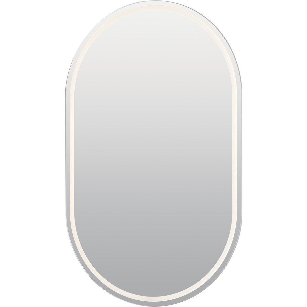 Menillo LED Mirror in White