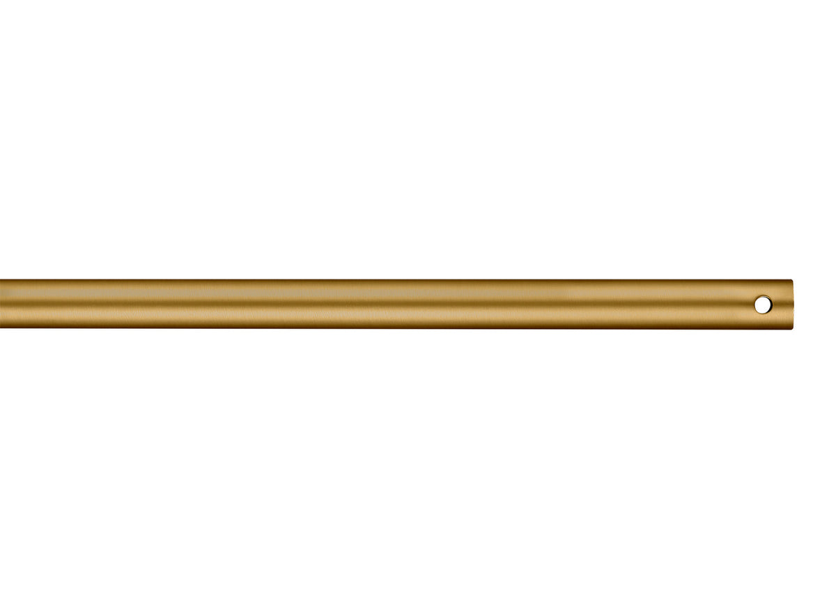 Universal Downrod in Burnished Brass