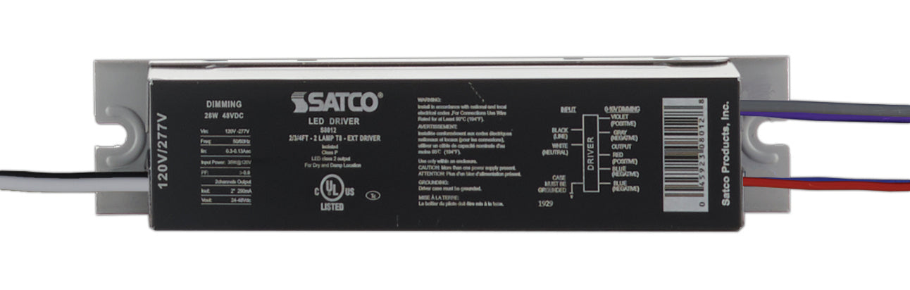 Satco - S8012 - External Driver - Black