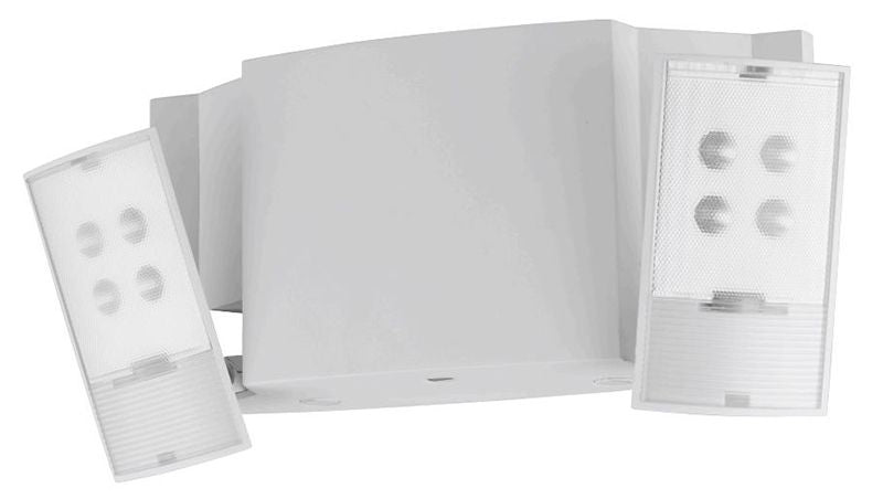 Westgate - EL-2A - LED 2-Head Emergency Light With Movable Heads - White