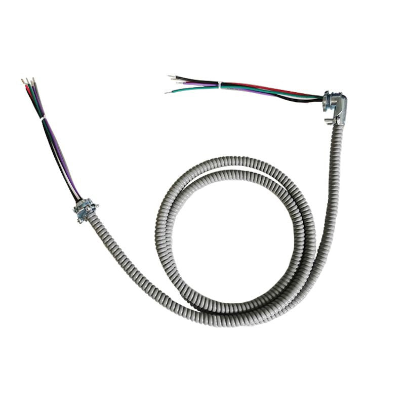 Westgate - FWH-6FT-16/6 - Flex Fixture Whip With Straight And 90D 1/2In Connectors