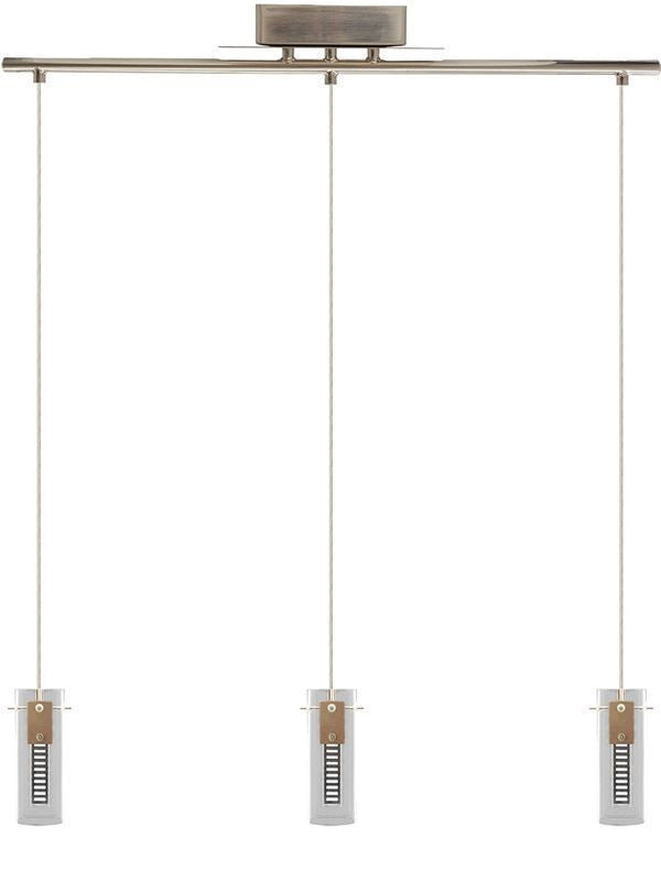 LED Pendant in Brushed-Nickel