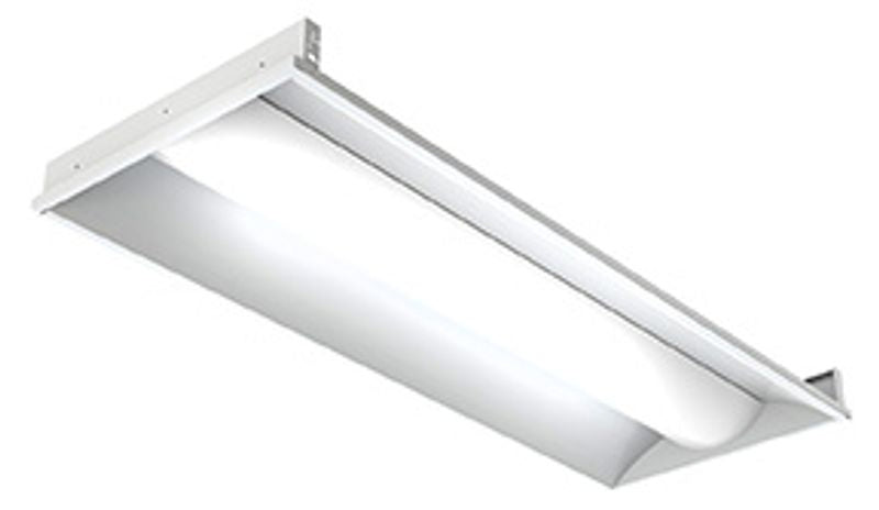 LED Direct-Indirect Troffers in White
