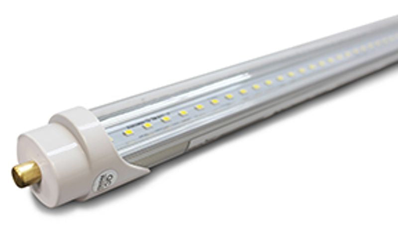 Westgate 8 ft T8 LED Tube – 40W, 4400 Lumens, 4000K Cool White, Type B Ballast-Bypass, Clear, 6-Pack (T8-HL-8FT-40W-40K-C)