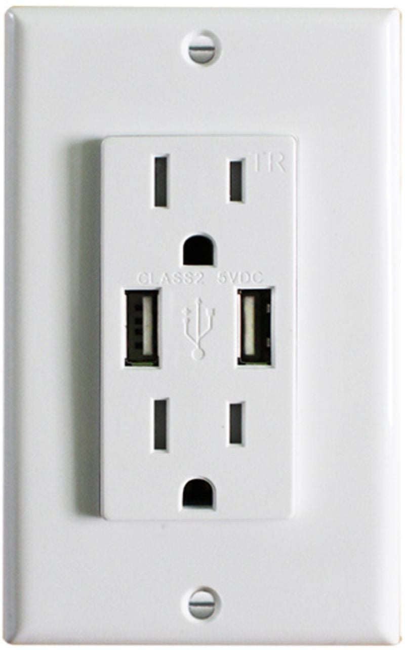 Usb Port in White